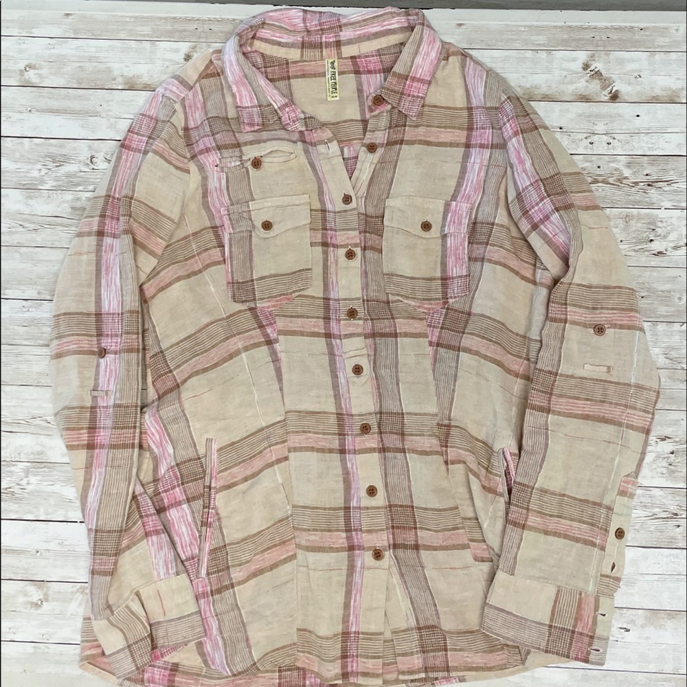 Free People Button Down